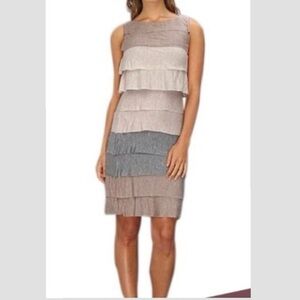 Color block tank dress